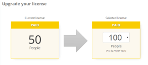 September 2015 upgrade Licence