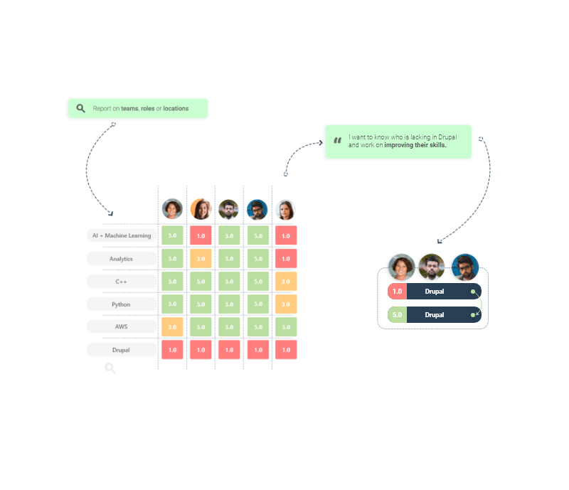Employee Progression from Skills Assessment